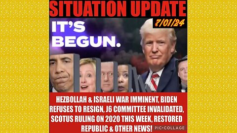 SITUATION UPDATE 7/1/24 - Trump & Biden Debate, Israel & Hezbollah, Gcr/Restored Republic