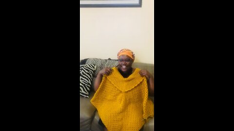 Crochet poncho