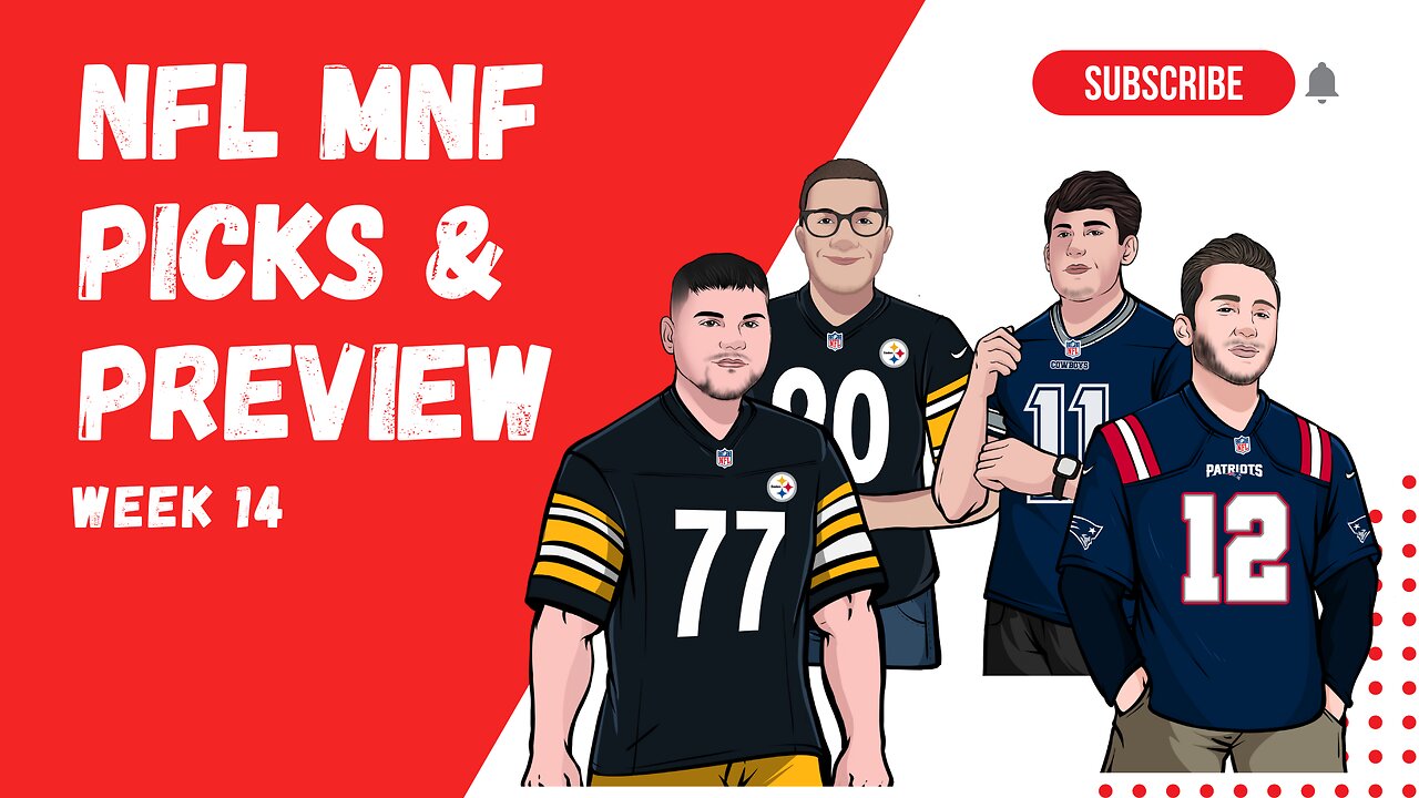 NFL MNF Week 14 - Picks & Preview + Fantasy