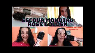 Escova Mondial Golden Rose- Resenha