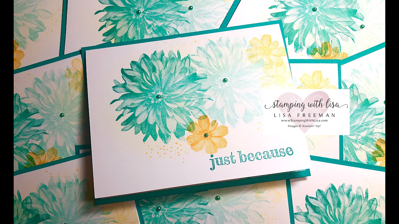 Let's Make 10 cards in 20 Minutes with Delicate Dahlias! Plus a Great Idea for Spreading Kindness!