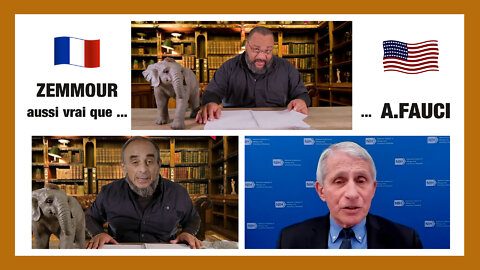 SCOOP !!! ZEMMOUR chez Dieudo' est aussi "vrai" qu'Anthony FAUCI à la télé U.S (Hd 720)