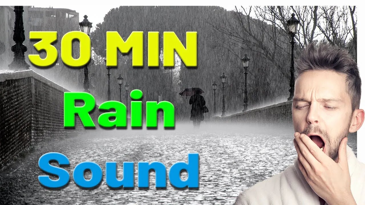 30 minute rain sound deep sleeping - Good Sleep Channel