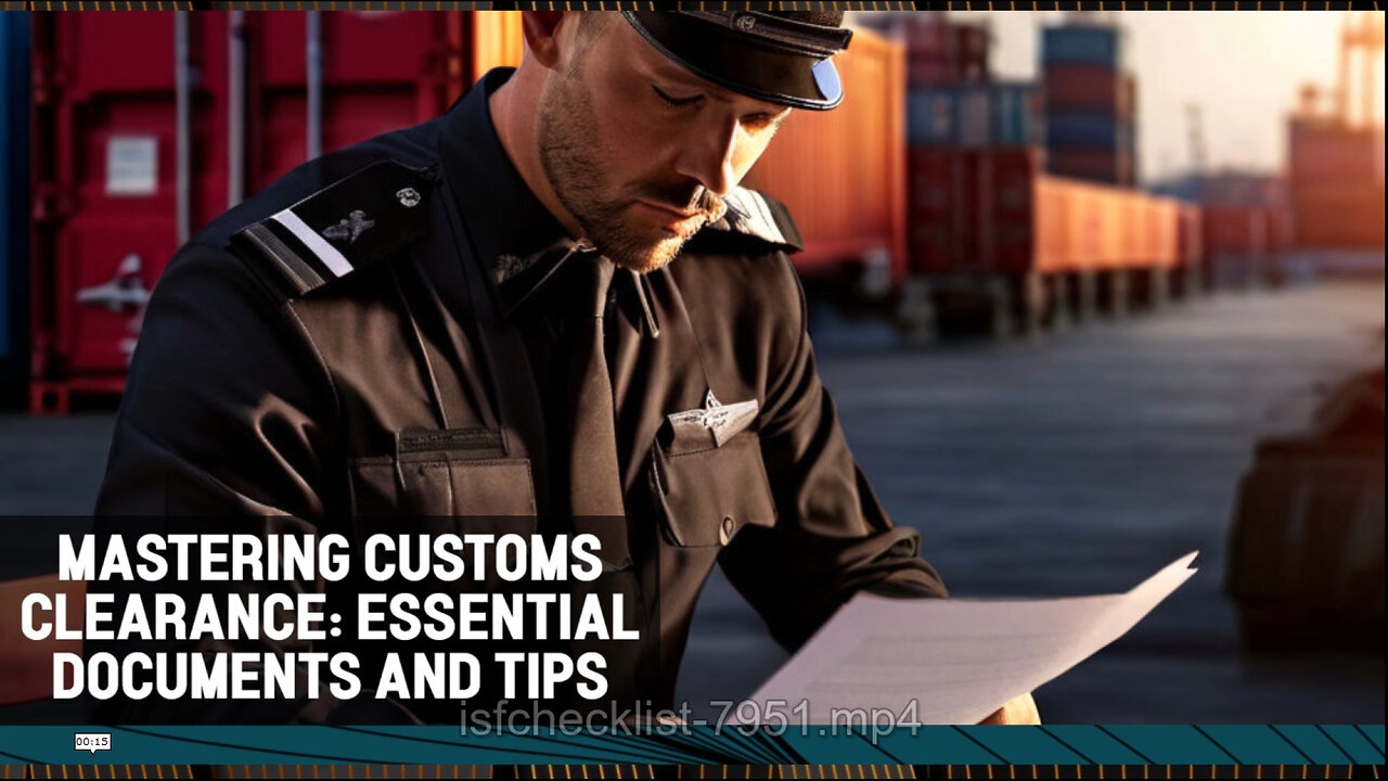 Mastering Customs Clearance: Essential Documents and Tips for a Smooth Process