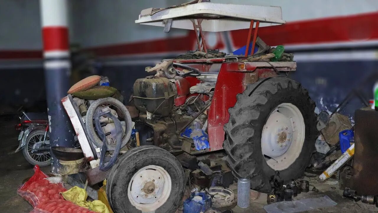 LIVE: Full Restoration Of Old Massey Ferguson Tractor Cracked Engine Block