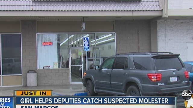 Girl helps deputies catch suspected molester
