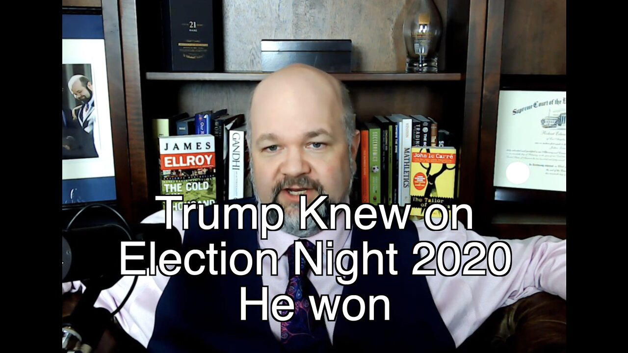 Robert Barnes Tells How Trump Knew He Won on election night 2020