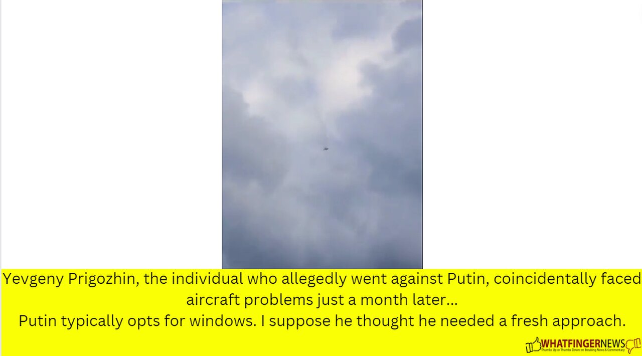 Yevgeny Prigozhin, the individual who allegedly went against Putin, coincidentally faced