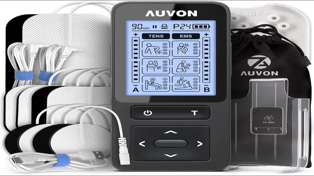 Auvon Muscle Stimulator Tens EMS Machine Review