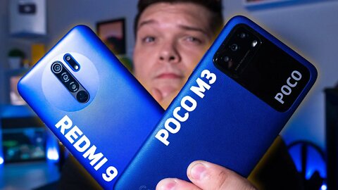 REDMI 9 vs POCO M3 - QUAL DELES VOCÊ DEVE COMPRAR?