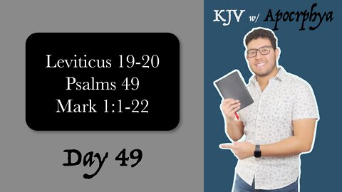 Day 49 - Bible in One Year KJV [2022]