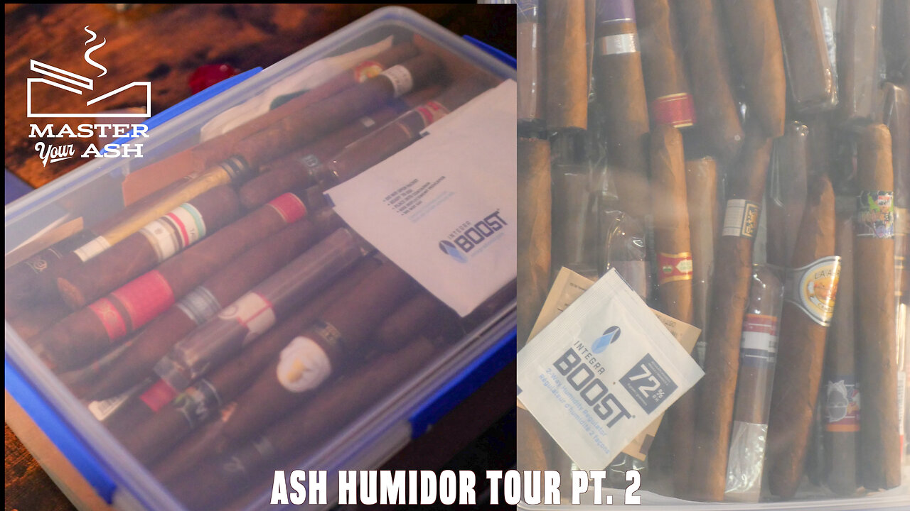 Ash Humidor Tour Pt. 2 - Cigar Humidor Tour (The Tupperdor)