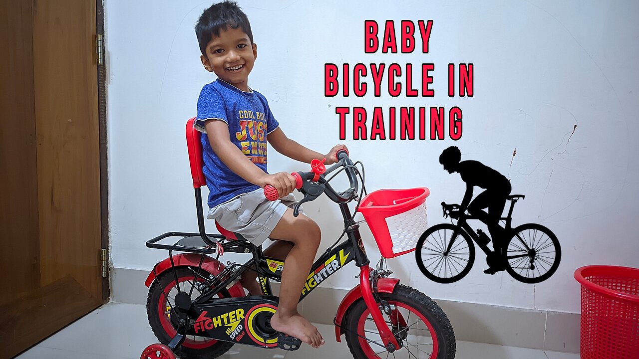 Funny Outdoor Play and learning Baby bicycle bike ride and sweet music New video 2024 amazing