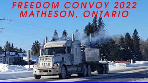 Canada Freedom Convoy 2022 - Matheson, Ontario