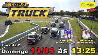 COPA TRUCK | Corrida 1 e 2 - 2ª Etapa 2022 | Ao Vivo