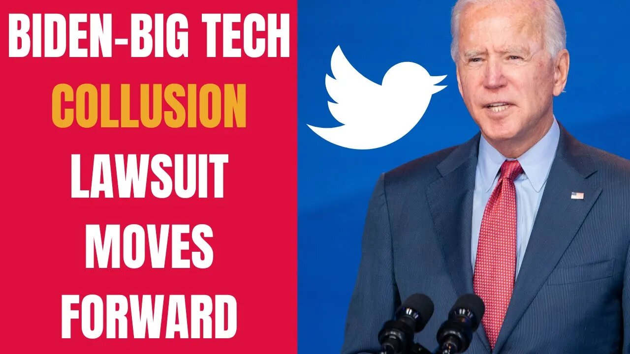 HUGE Victory: Biden-Big Tech Collusion Lawsuit Moves to Discovery
