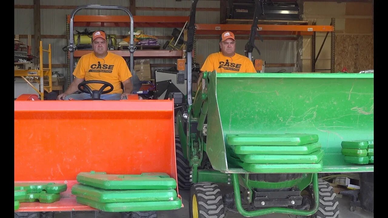 Loader Lift Capacity! Round #4 of 8! Kubota BX vs Deere 1025R!