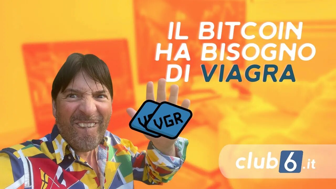 IL BITCOIN HA BISOGNO DI VIAGRA. MORRIS CRYPTO