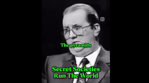 Secret Societies Run The World.