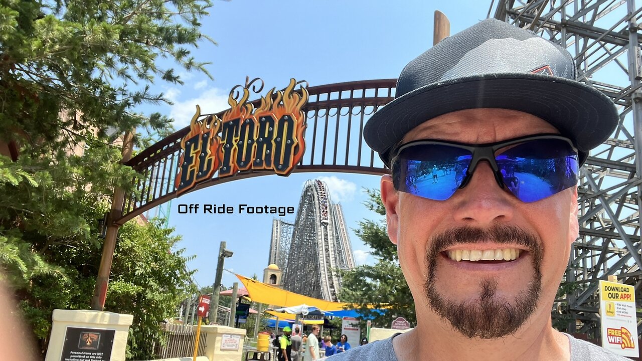 EL TORO at SIX FLAGS GREAT ADVENTURE, Jackson, New Jersey, USA [Off Ride Footage]