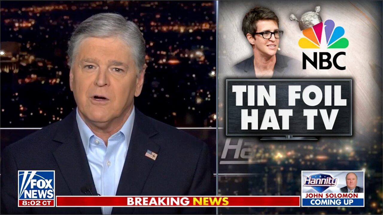 Sean Hannity: Rachel Maddow pushed insane, fake stories