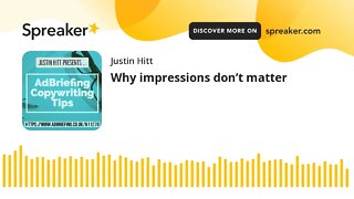 Why impressions don’t matter