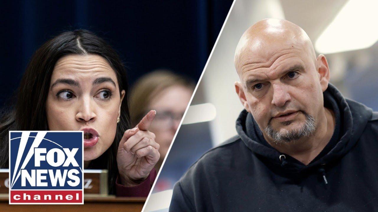 'THAT'S ABSURD'_ John Fetterman claps back at AOC's 'bully' accusations Gutfeld Fox News