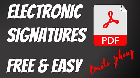 Signing PDFs | Free and Easy Options for Electronic Signatures