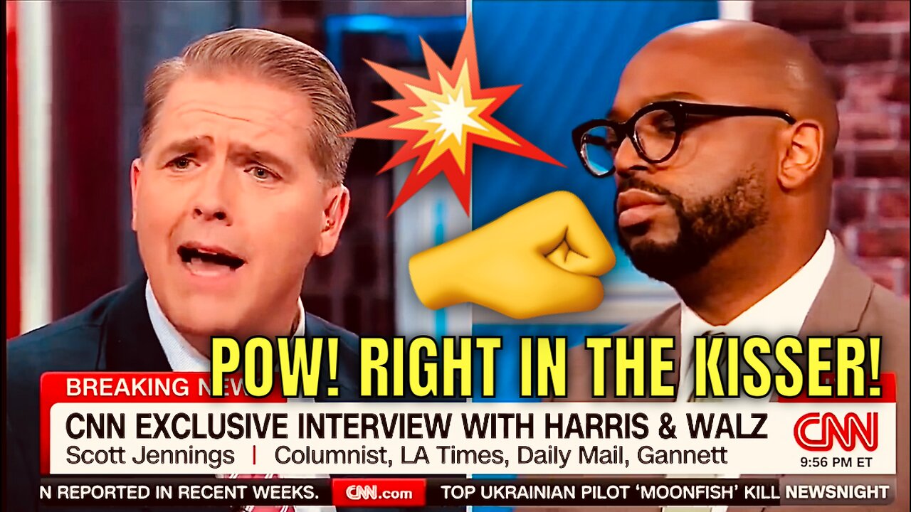 POW!💥 Right in CNN’s KISSER! (CNN guest tells panel the TRUTH about Kamala)