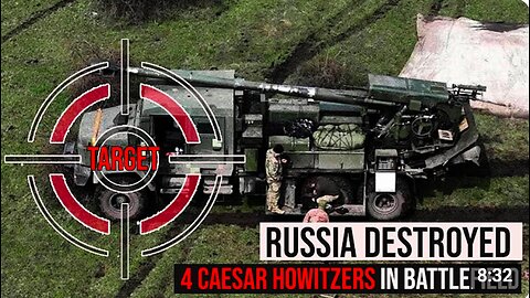 Russia Destroyed Four Out of 67 Caesar Howitzers in Battlefield