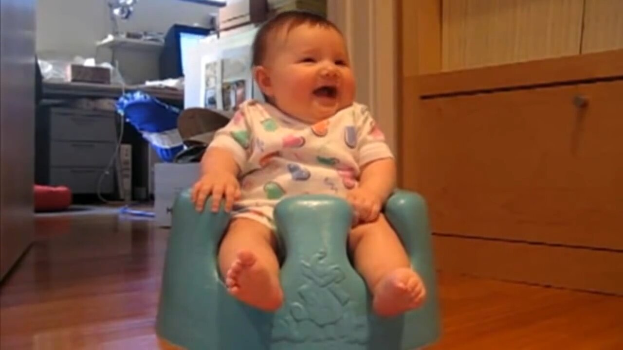 Cute funny baby’s laughing hysterically compilation