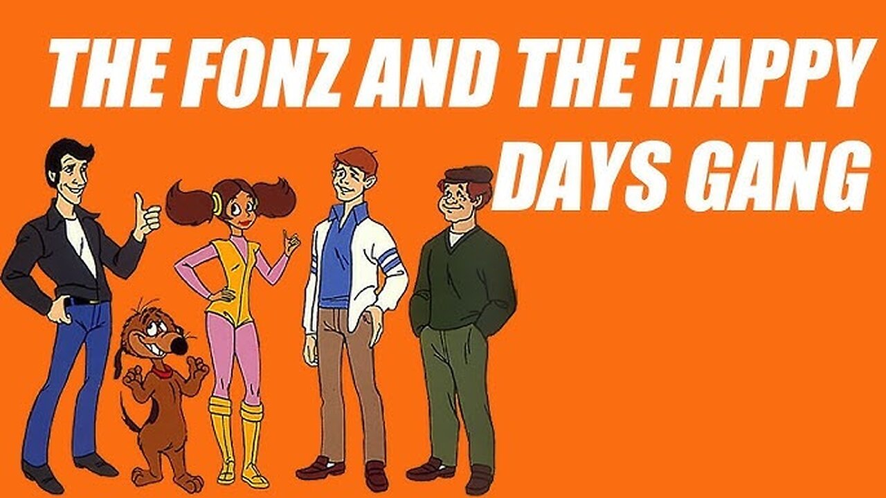 The Fonz And The Happy Days Gang ( King For A Day ) Full Cartoon 1980