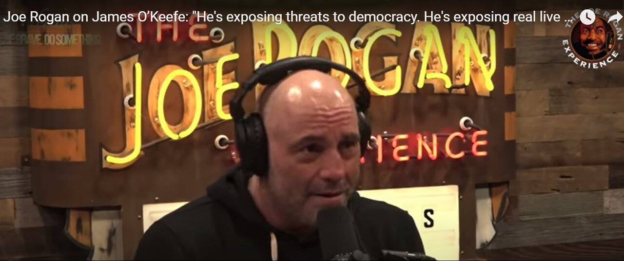 Joe Rogan drops TRUTH BOMB about Project Veritas!