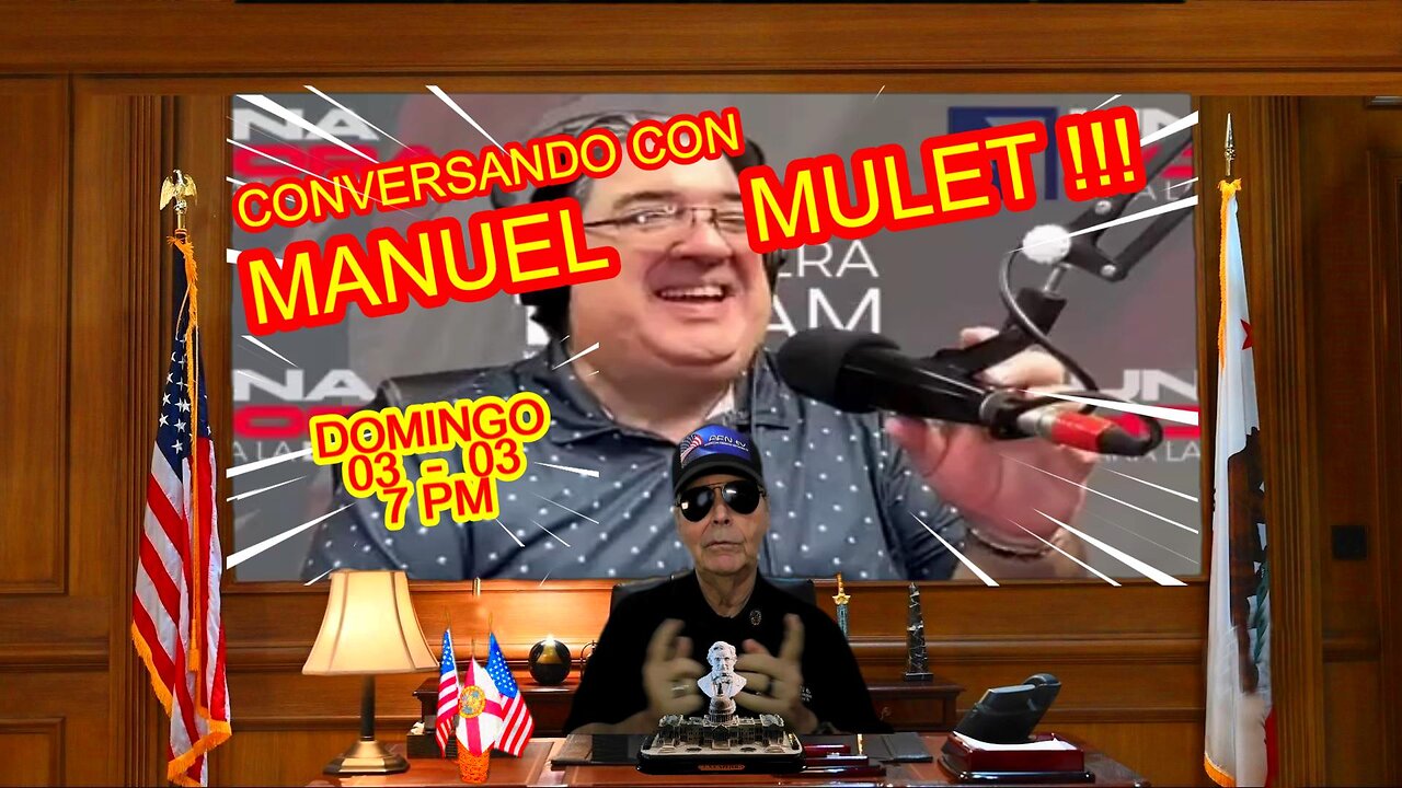 CONVERSANDO CON MANUEL MULET 03.03 - 7 PM