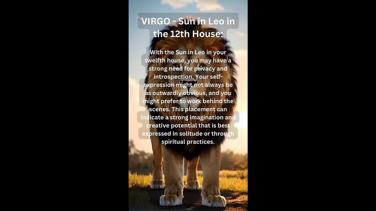 VIRGO ♍️ SUN IN LEO INFLUENCE (important notes) #astrology #suninleo #influence #tarotary #virgo