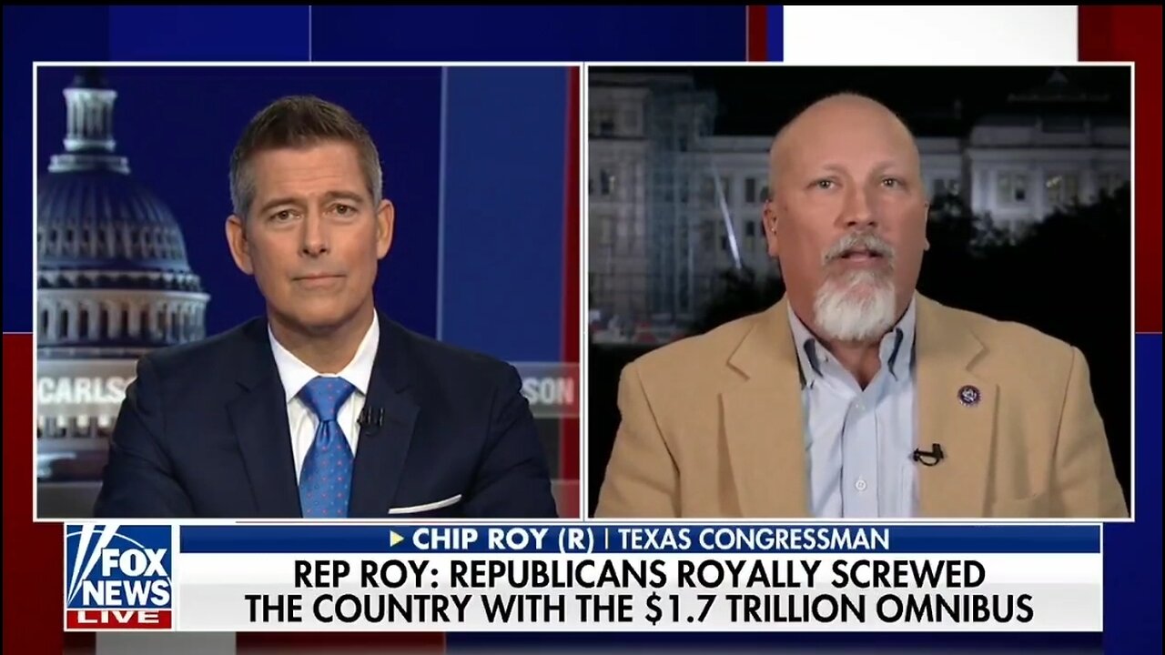 Chip Roy RIPS 18 Pathetic Senators Who Voted For $1.7T Spending Bill