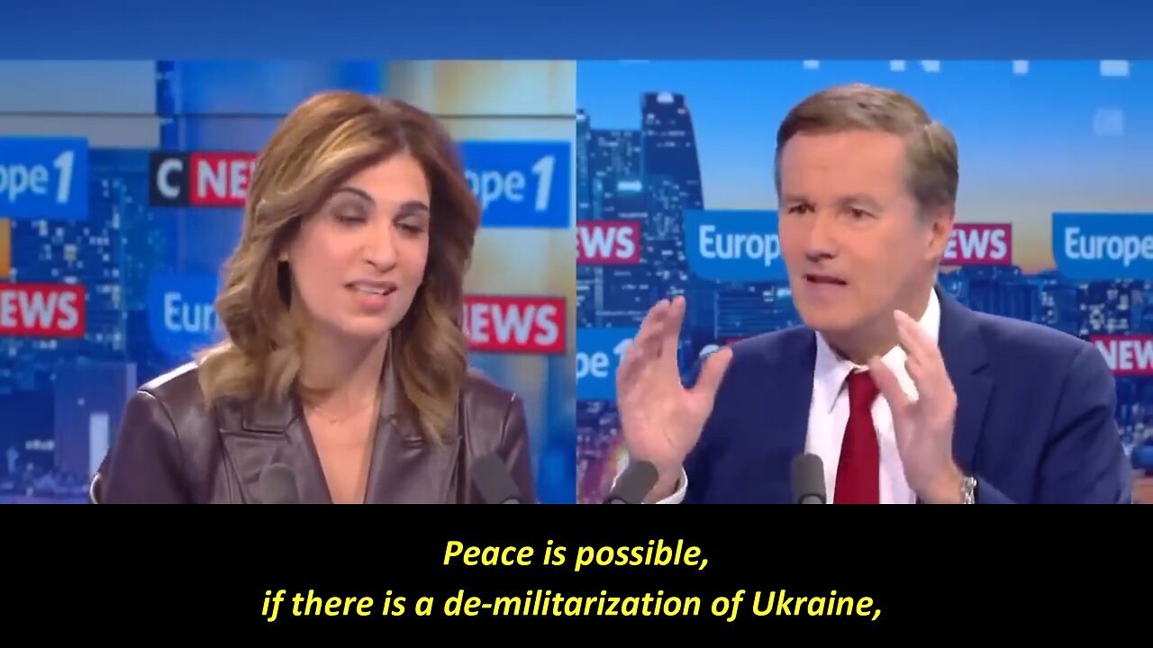 Nicolas Dupont: Peace is possible if Ukraine is demilitarized and NATO remains where it is