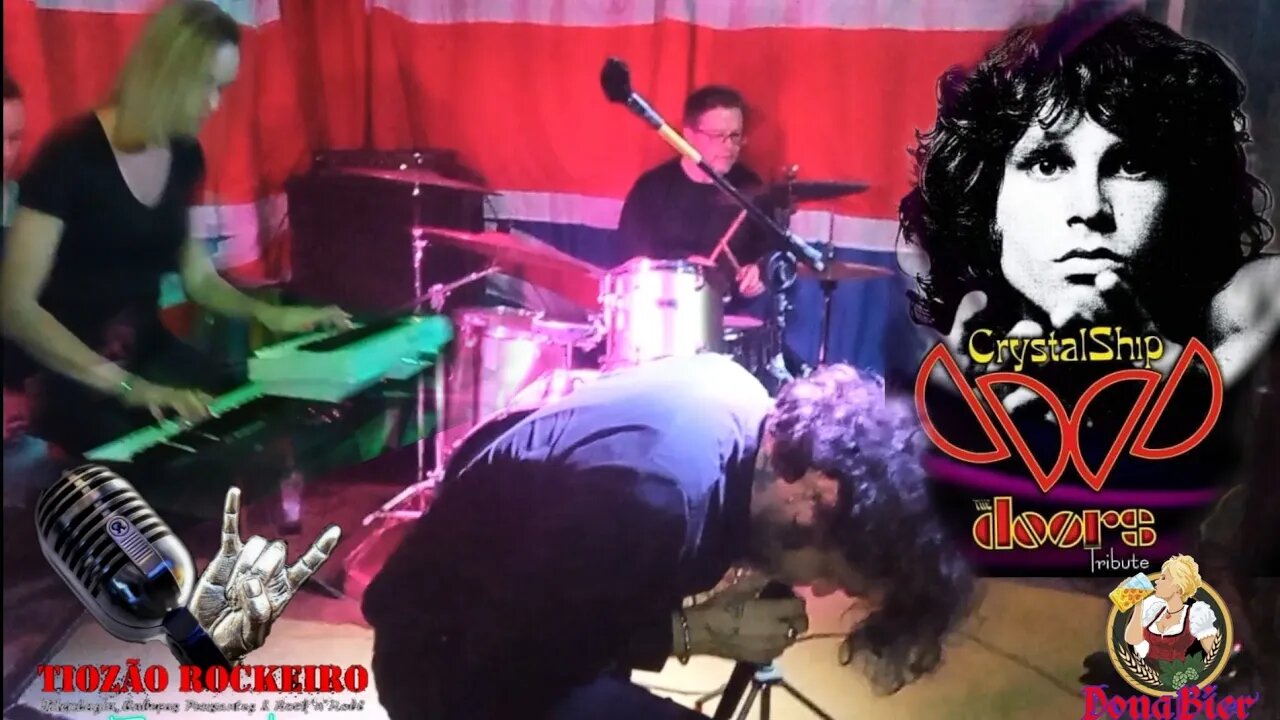 CRYSTAL SHIP - The Doors Tribute - THE END Concert ( melhores momentos) 15/09/22 DONA BIER