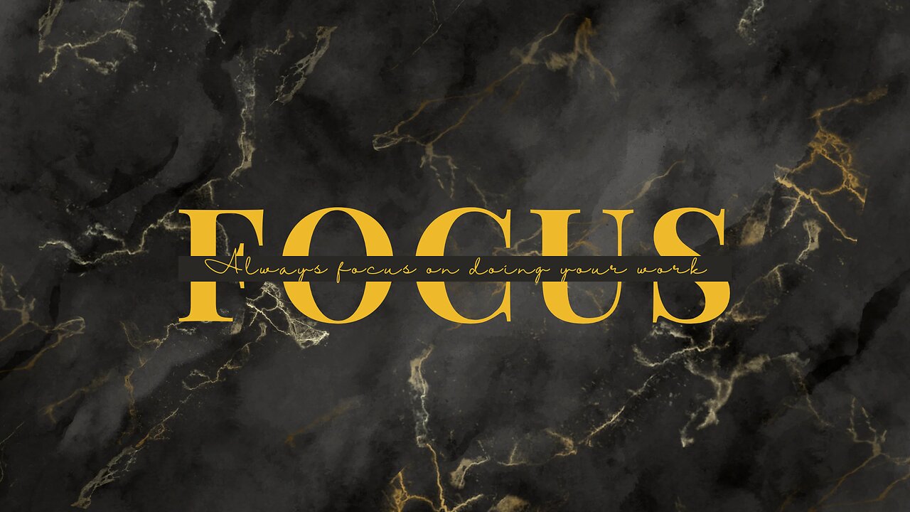 FOCUS ON YOURSELF.......NOT OTHERS