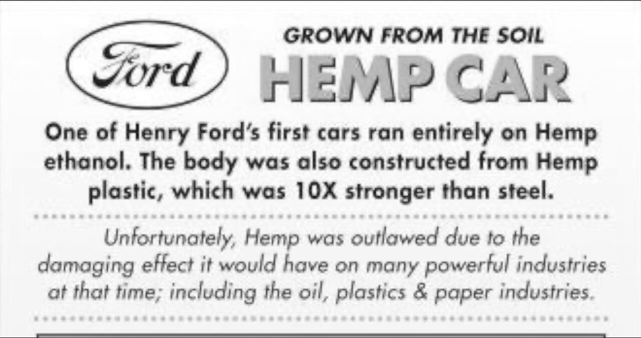 FORD HEMP CAR