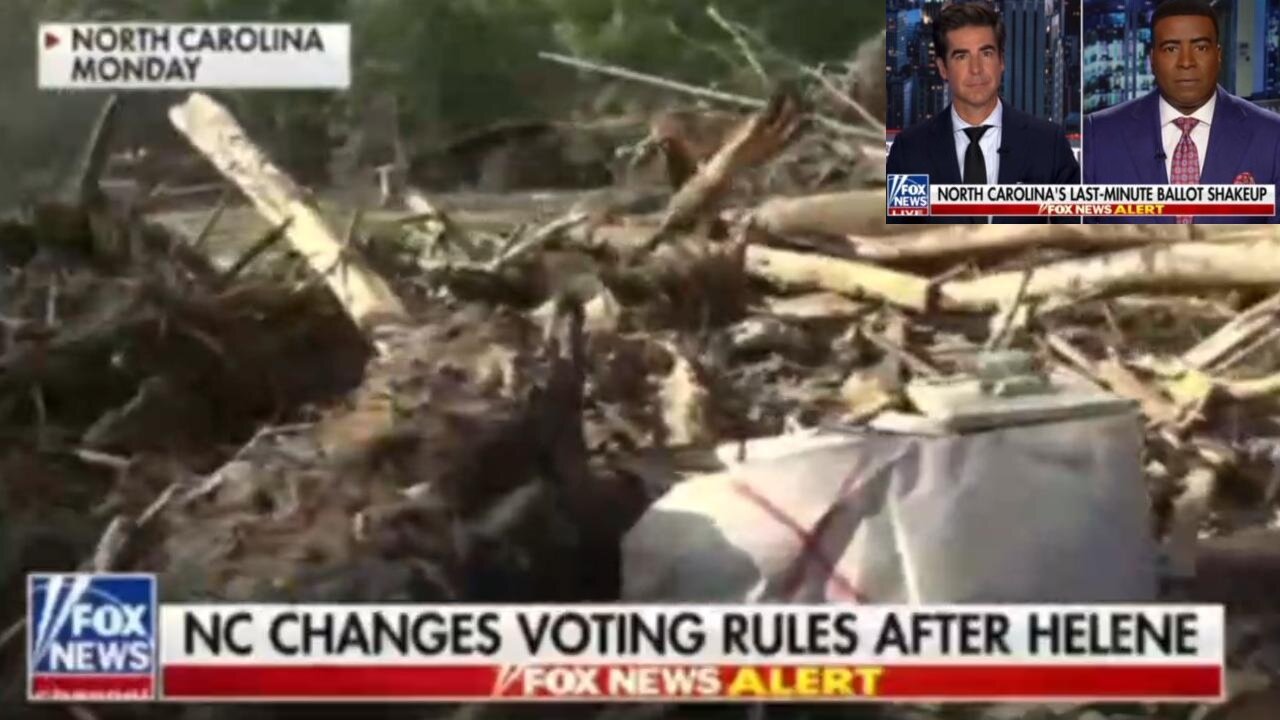 🚨Breaking: NC Board of Election Changes Election Rules to "HELP" Voters hit by Hurricane Helene