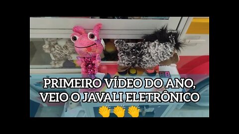 PEGANDO O JAVALI ELETRÔNICO, PUXANDO DA MÁQUINA DE R$ 4,00😱😱😱