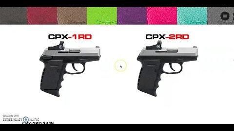 All NEW SCCY CPX1RD, CPX2RD Crimson Trace Equipped Pistols!