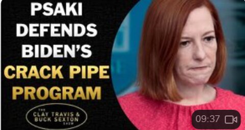 Harm Reduction? Psaki Defends Biden's Free Crack Pipe Program!!