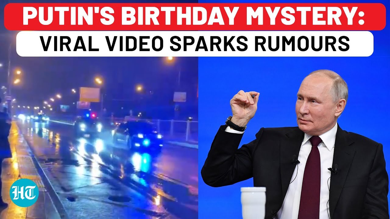 Viral Video Sparks Putin Birthday Mystery_ Police Cars Seen Zooming To… - Report _ Russia _ Kremlin