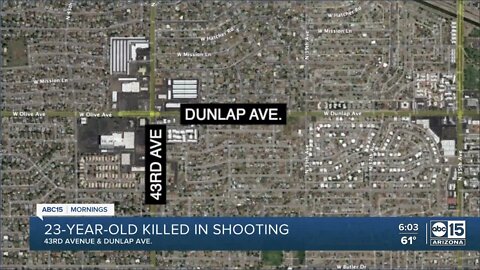 Phoenix police investigating deadly shooting near 43rd and Dunlap avenues