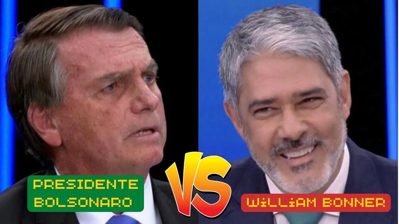 Bolsonaro no Jornal Nacional React das principais perguntas feitas por William Bonner