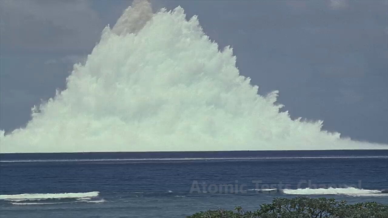 Beneath the Depths: Unveiling the Unseen - 1958 Underwater Atomic Blast (-150 meters)