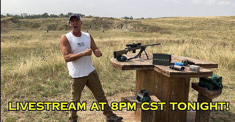 Livestream 8pm cst tonight!