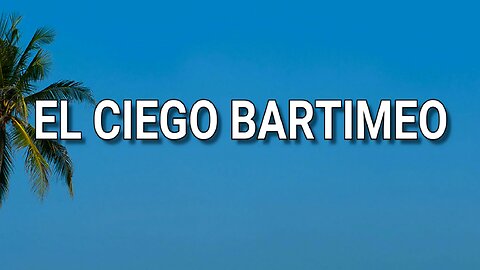 181 - El ciego Bartimeo